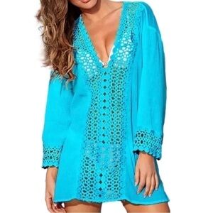 swimsuit Coverup Turquoise